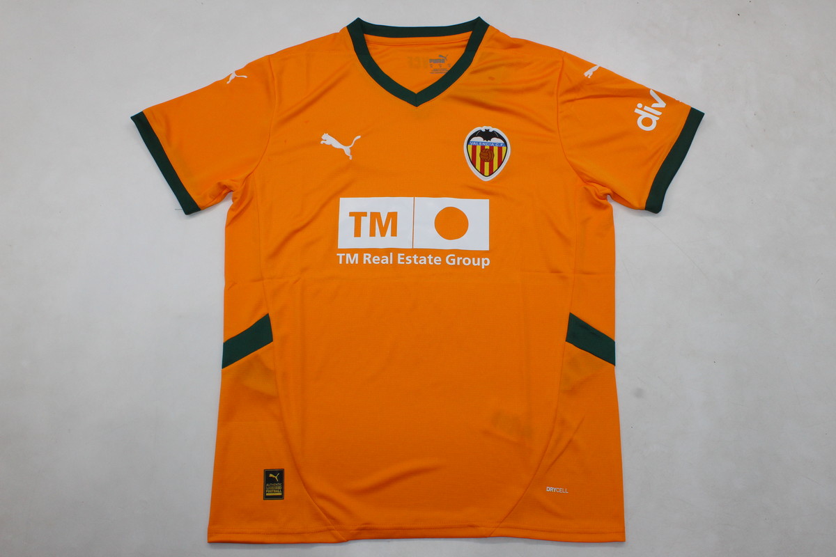 AAA Quality Valencia 24/25 Third Orange Soccer Jersey